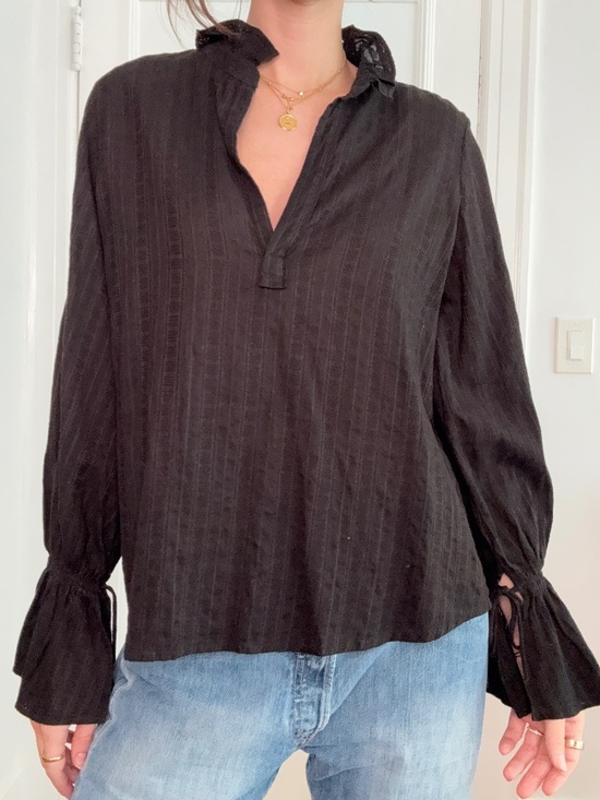 Nili Lotan Tops - Nili Lotan Black Blouse